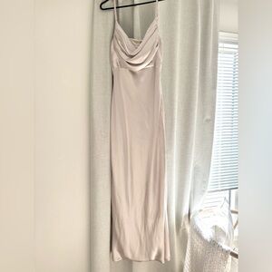 Revelry Skye Satin Soft Champagne